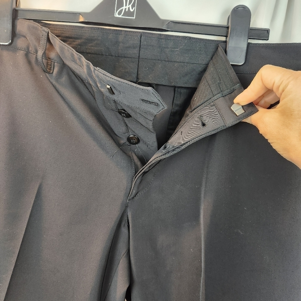 Prada casual black pants size 38(52) in EUC - Picture 3 of 10